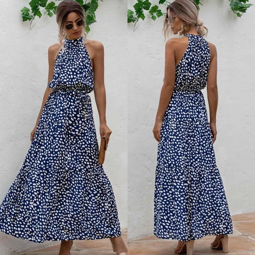 Halter Maxi Dress - Picture 2 of 3
